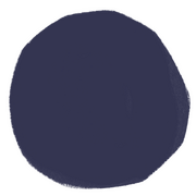 drawing of a dark new moon.